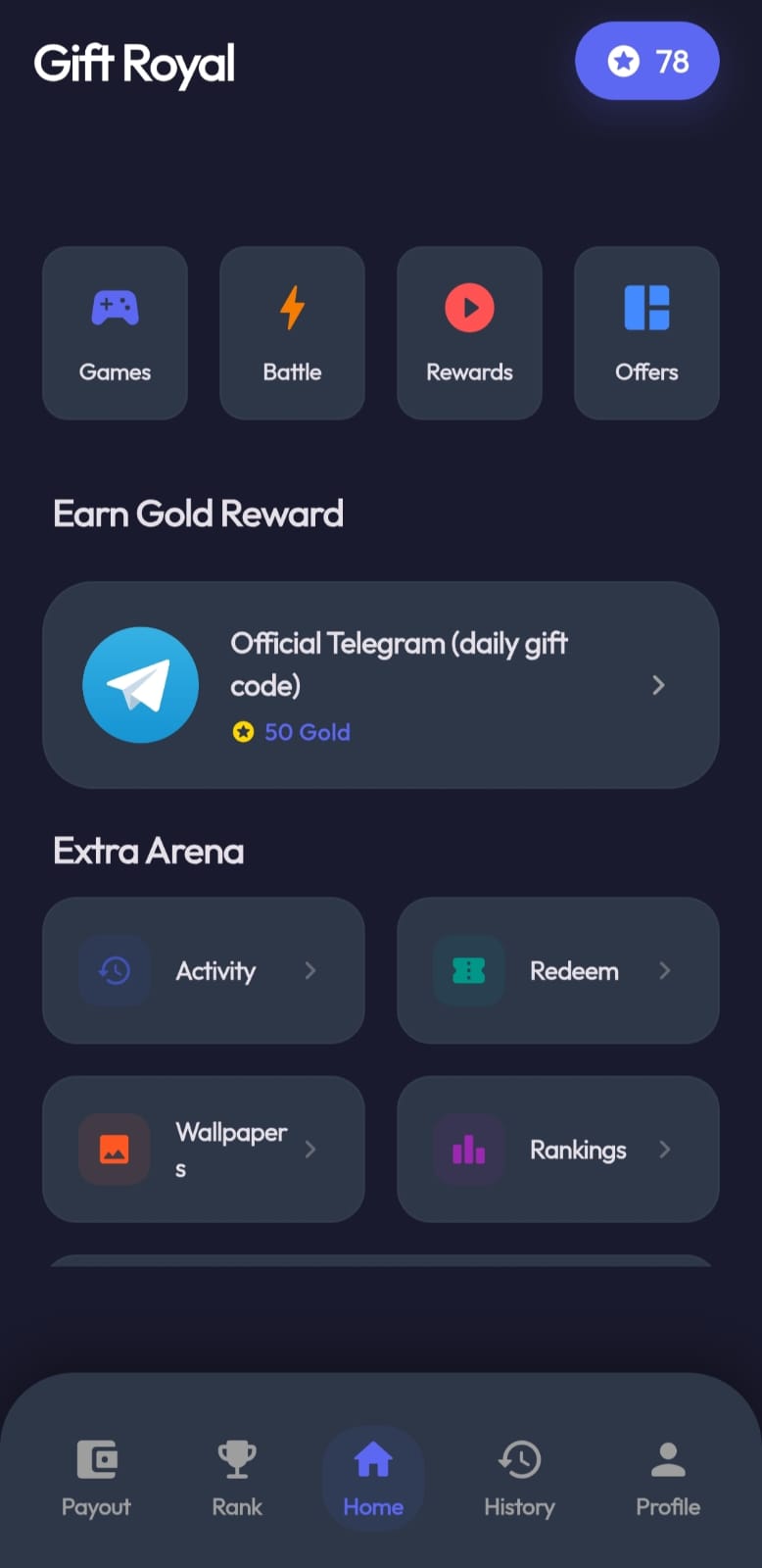 Gift Royal App Preview